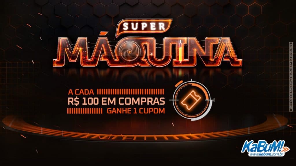 KaBuM anuncia 5ª edição da Super Máquina sorteio de um setup