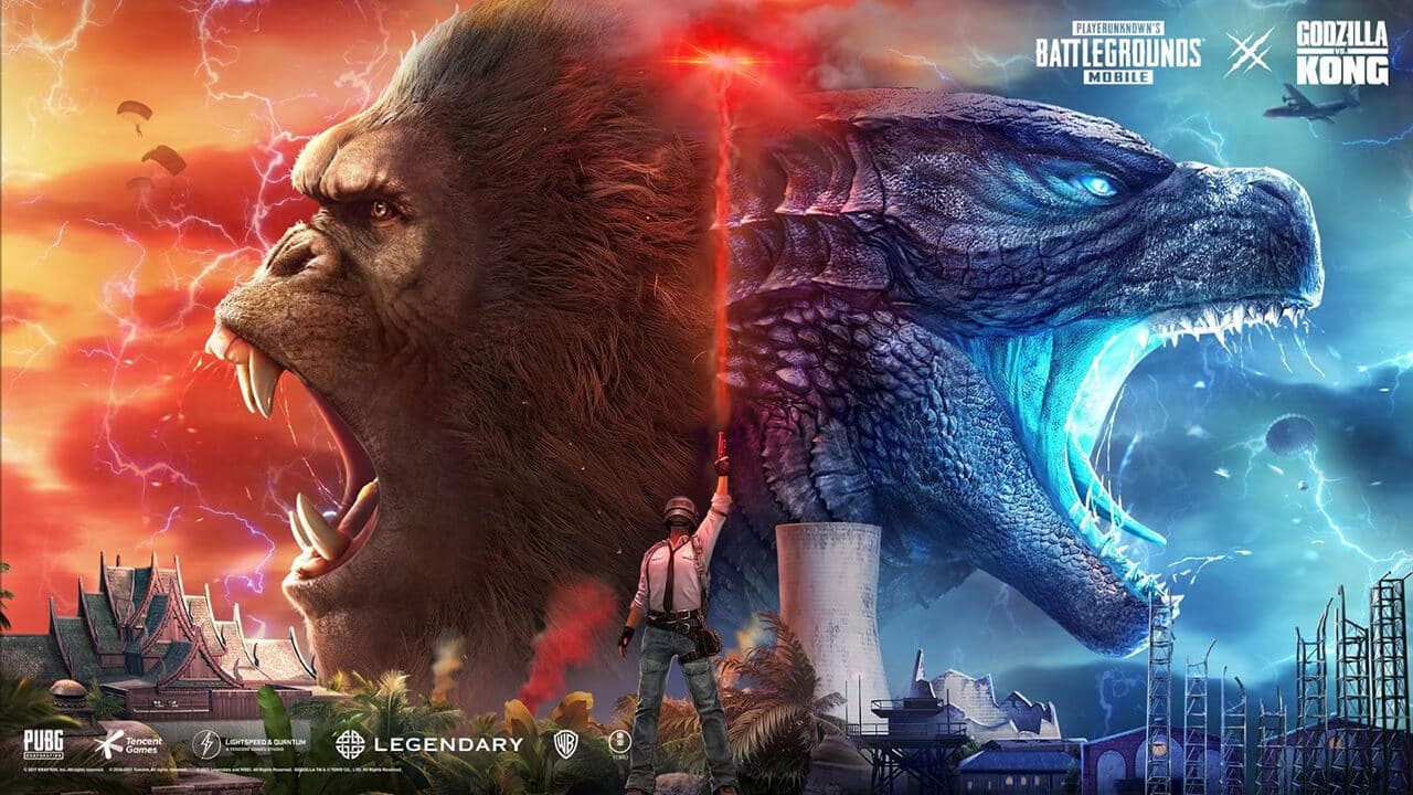 Godzilla e Kong PUBG MOBILE