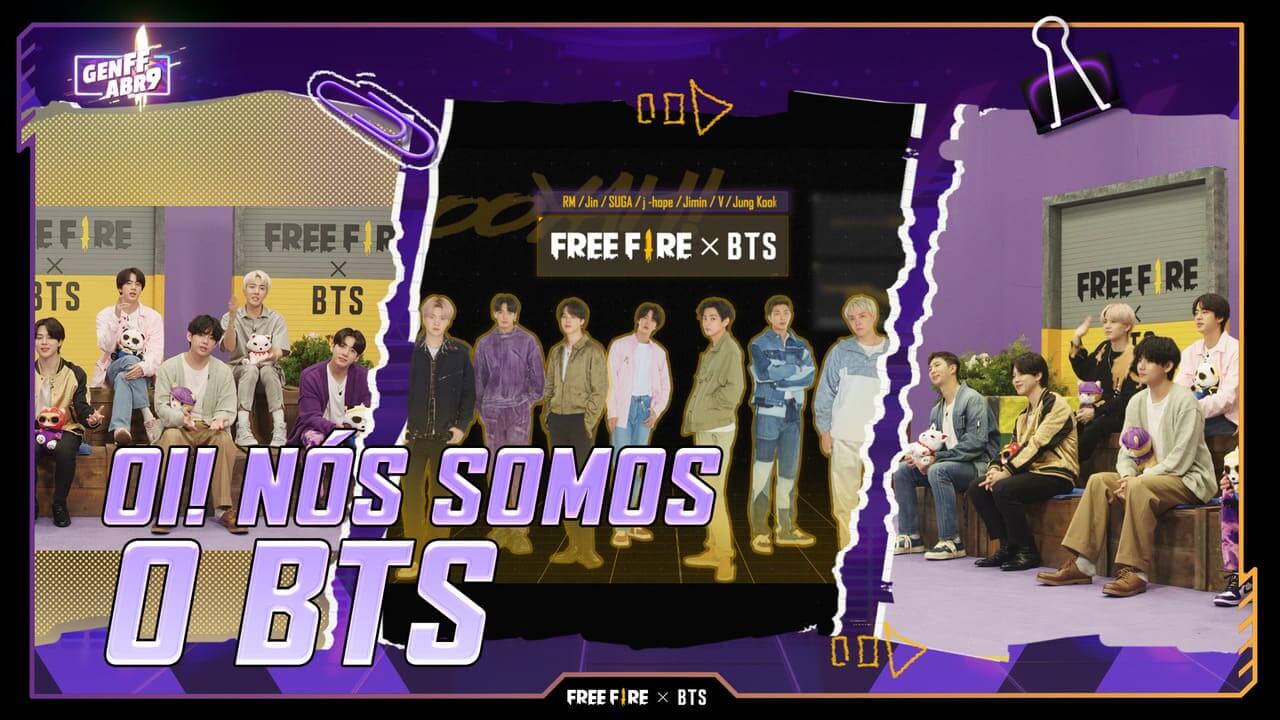 Evento Gen FF trará ‘Free Fire x BTS O Show’