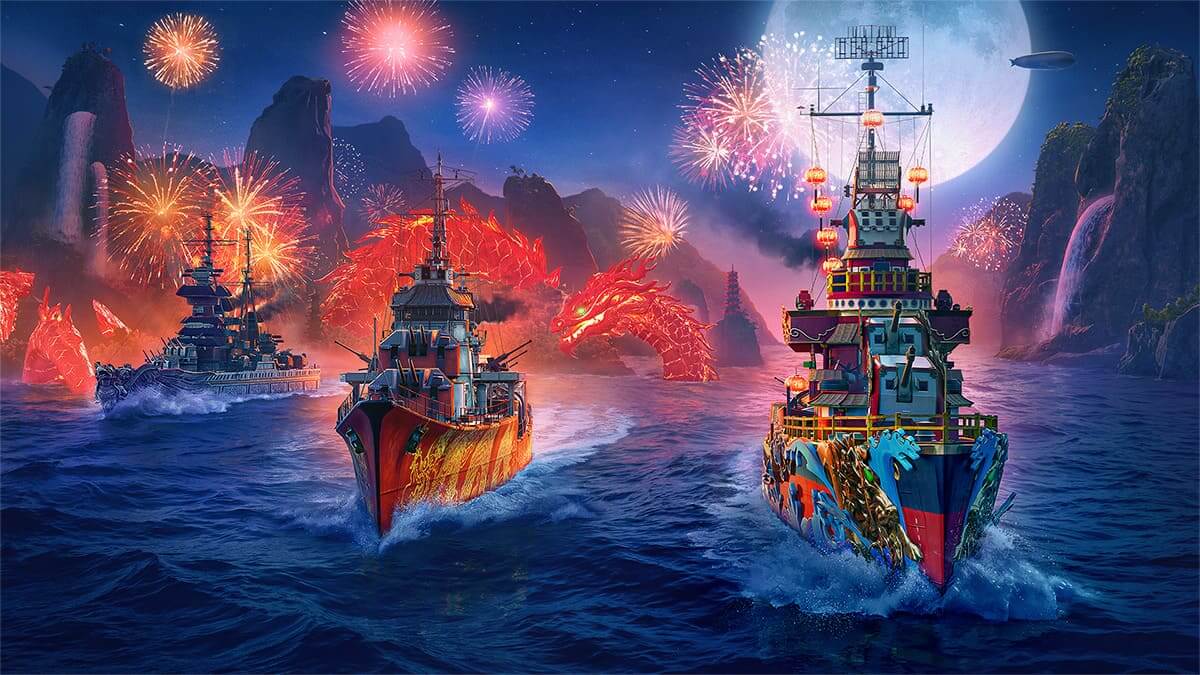 Ano Novo Lunar - World of Warships