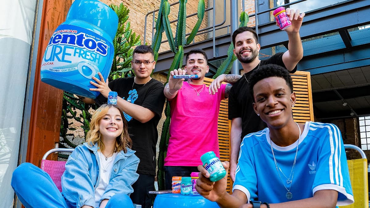 Mentos anuncia parceria com a LOUD