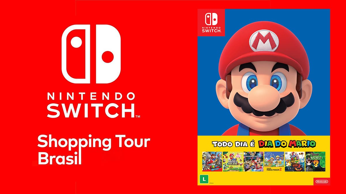 Nintendo Switch Shopping Tour - Dia do MAR10