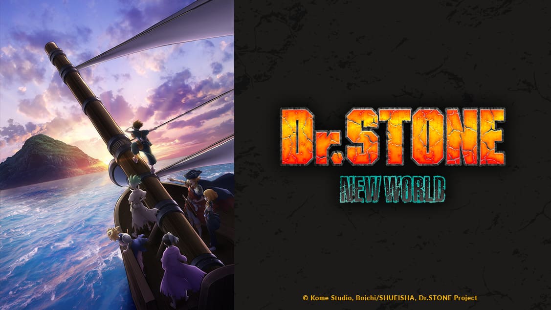 Nova imagem promocional de Dr. STONE NEW WORLD destaca Senku