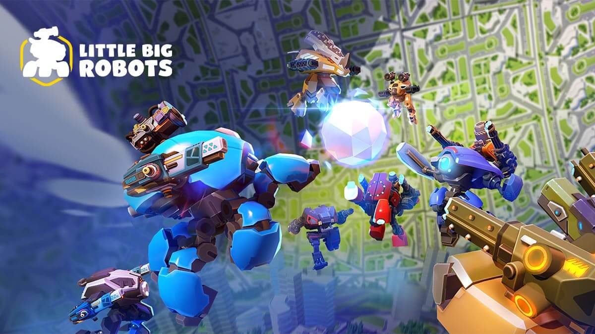 NOVO JOGO LITTLE BIG ROBOTS! *Aprenda como tudo funciona* Melhor que War  robots? 