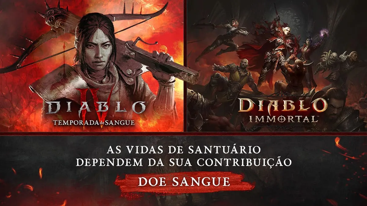 Campanha de Diablo IV e Diablo Immortal - Doação de Sangue