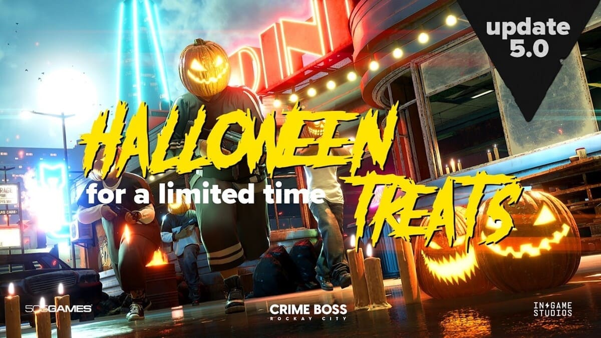 Crime Boss Rockay City - Halloween e Atualização 5.0