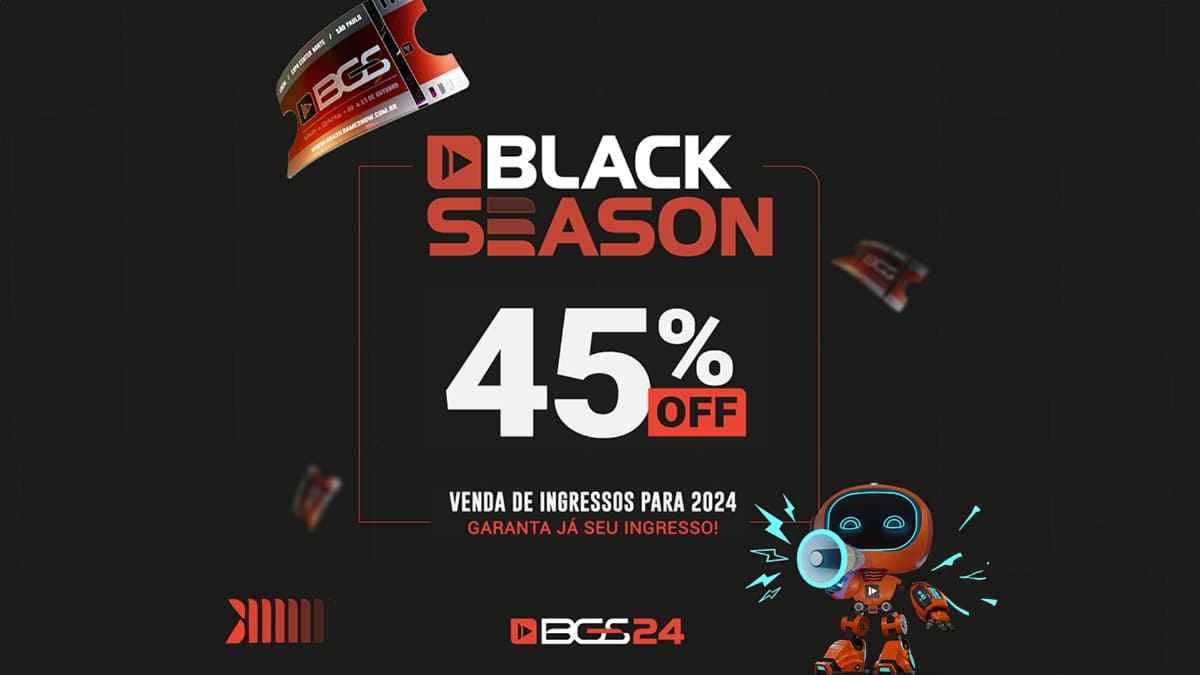 Ingressos para a Brasil Game Show 2024 começam a ser vendidos na Black