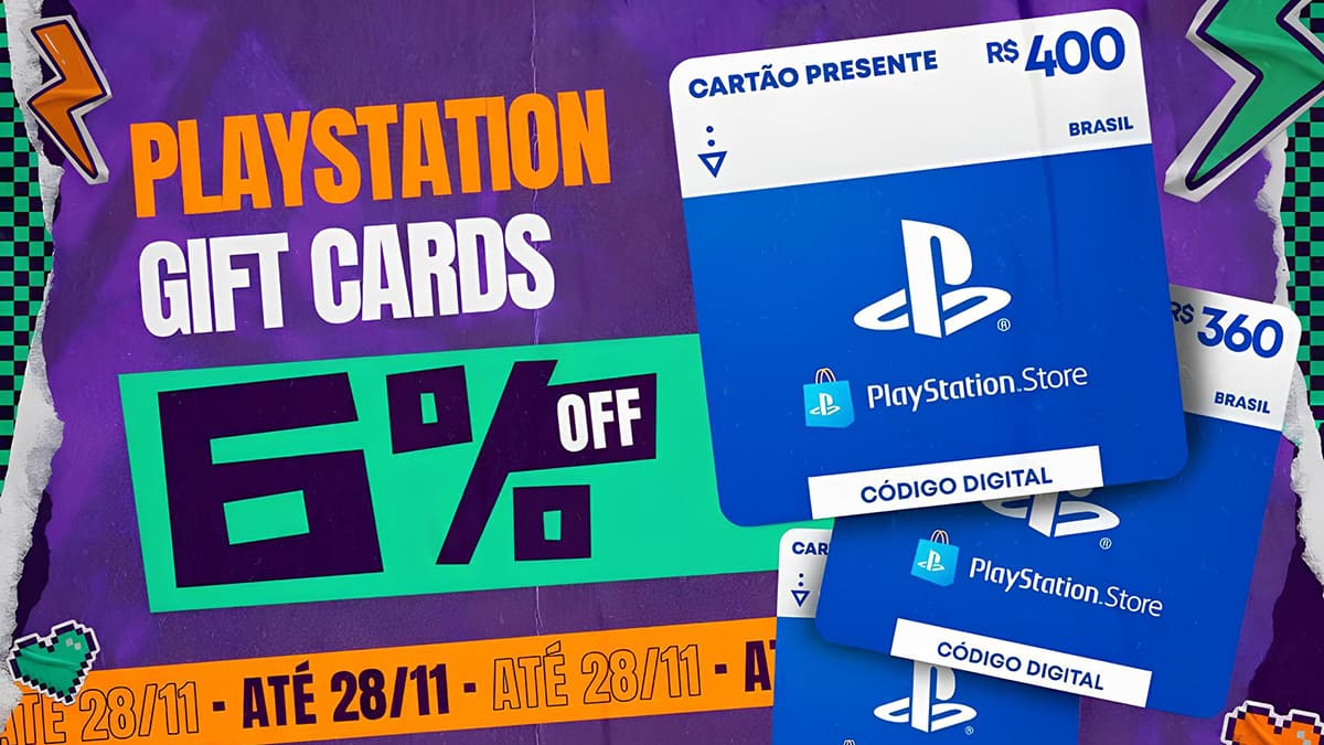 Cartões presentes da PlayStation Store - Hype Games