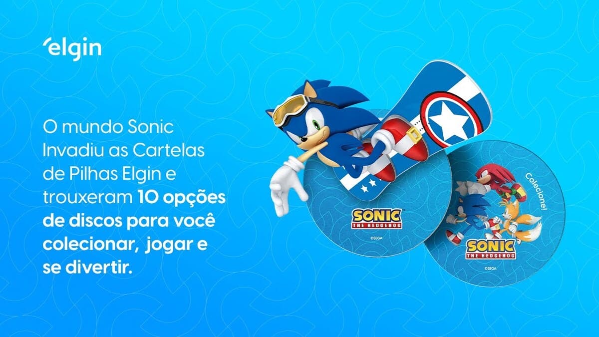 Pilhas Elgin - Sonic