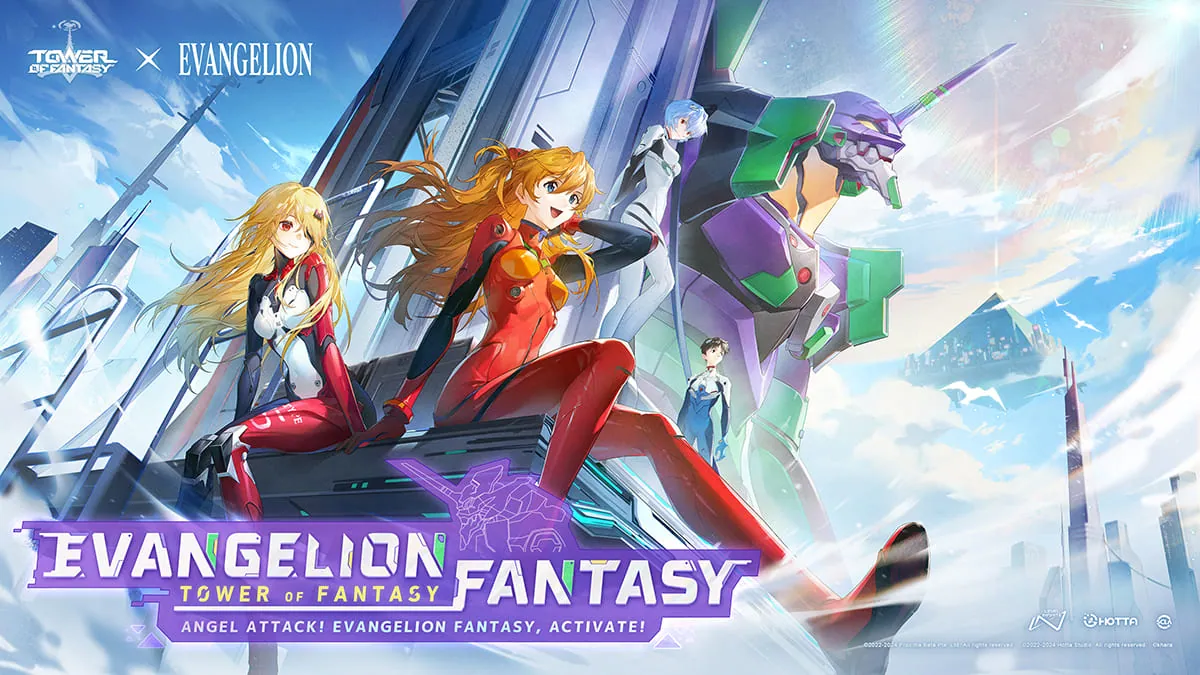 Neon Genesis Evangelion chega a Tower of Fantasy