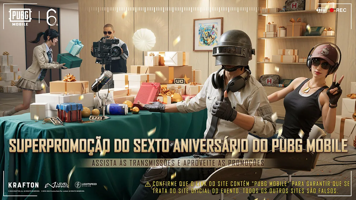 PUBG MOBILE celebra 6º aniversário