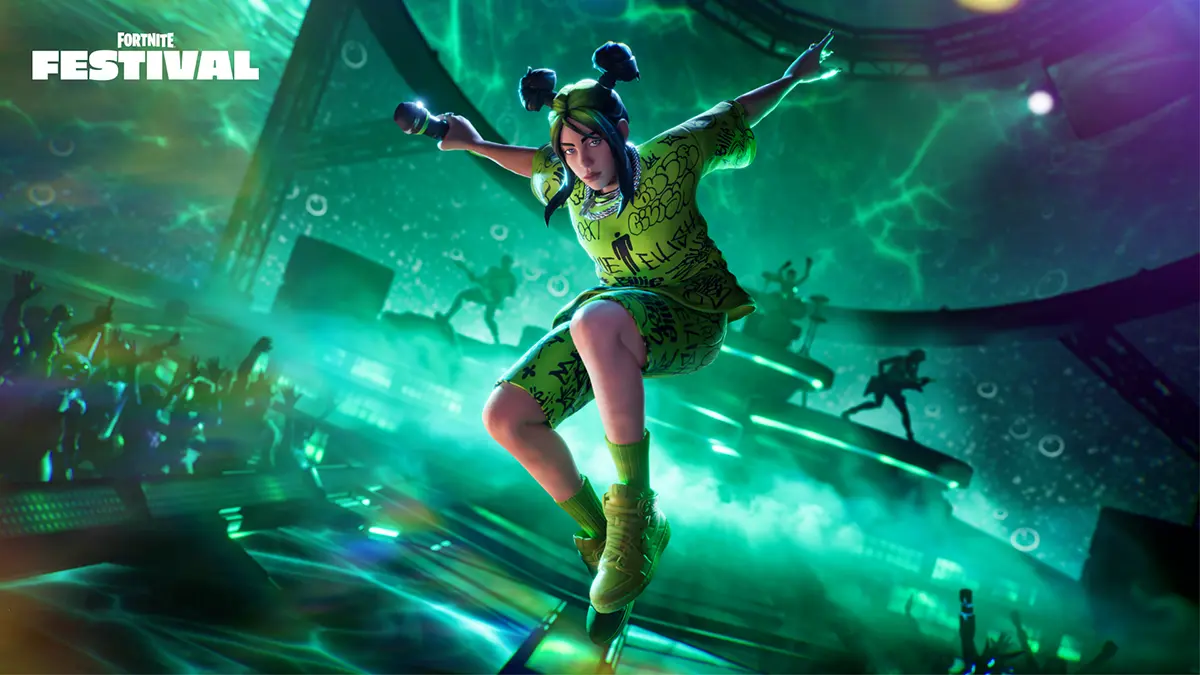 Terceira Temporada do Fortnite Festival - Billie Eilish