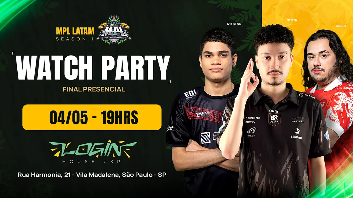 Watch party da Grande Final do MPL LATAM