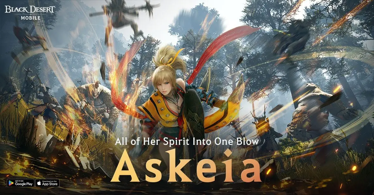 Black Desert Mobile - nova classe Askeia