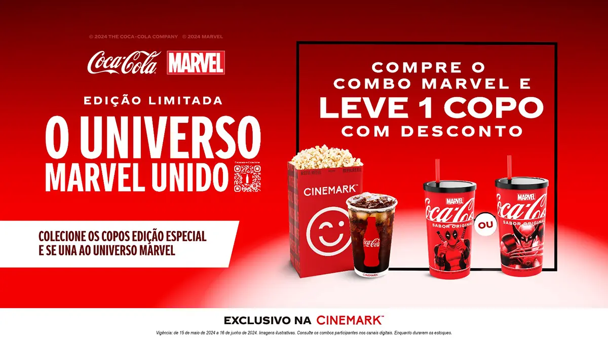 Cinemark mês do Orgulho Nerd - Universo Marvel