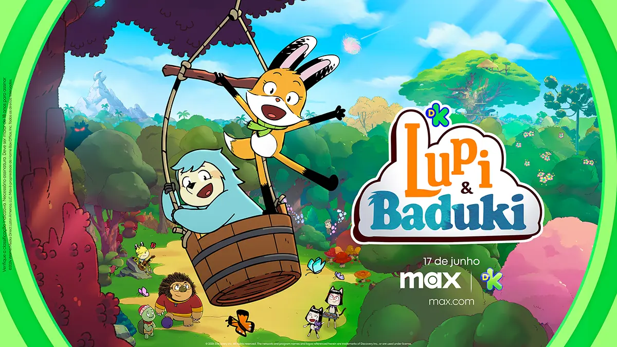 Lupi e Baduki estreia na Max e no Discovery Kids