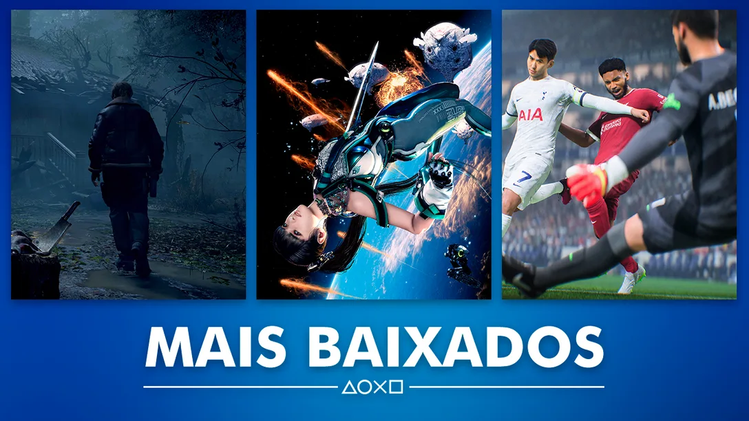 Mais baixados durante o mês de abril na PlayStation Store