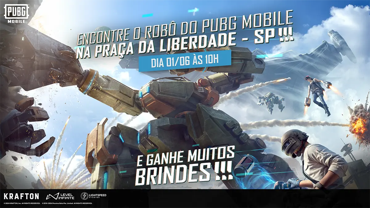 PUBG MOBILE robô gigante