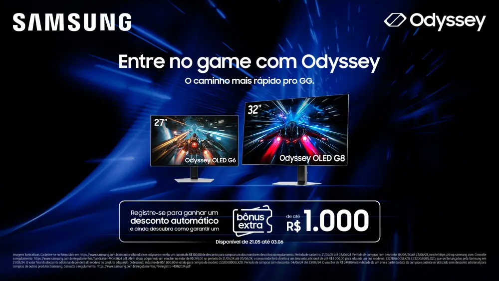 Samsung Odyssey OLED G8 e OLED G6