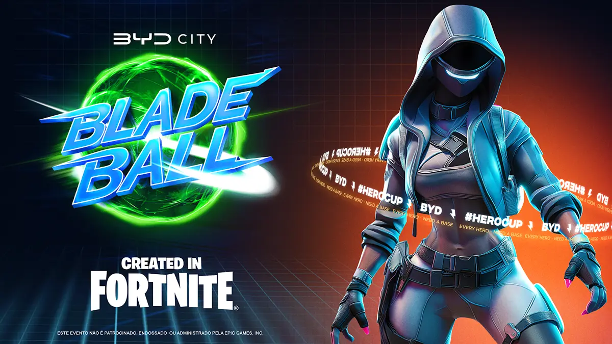 Blade Ball BYD City no Fortnite