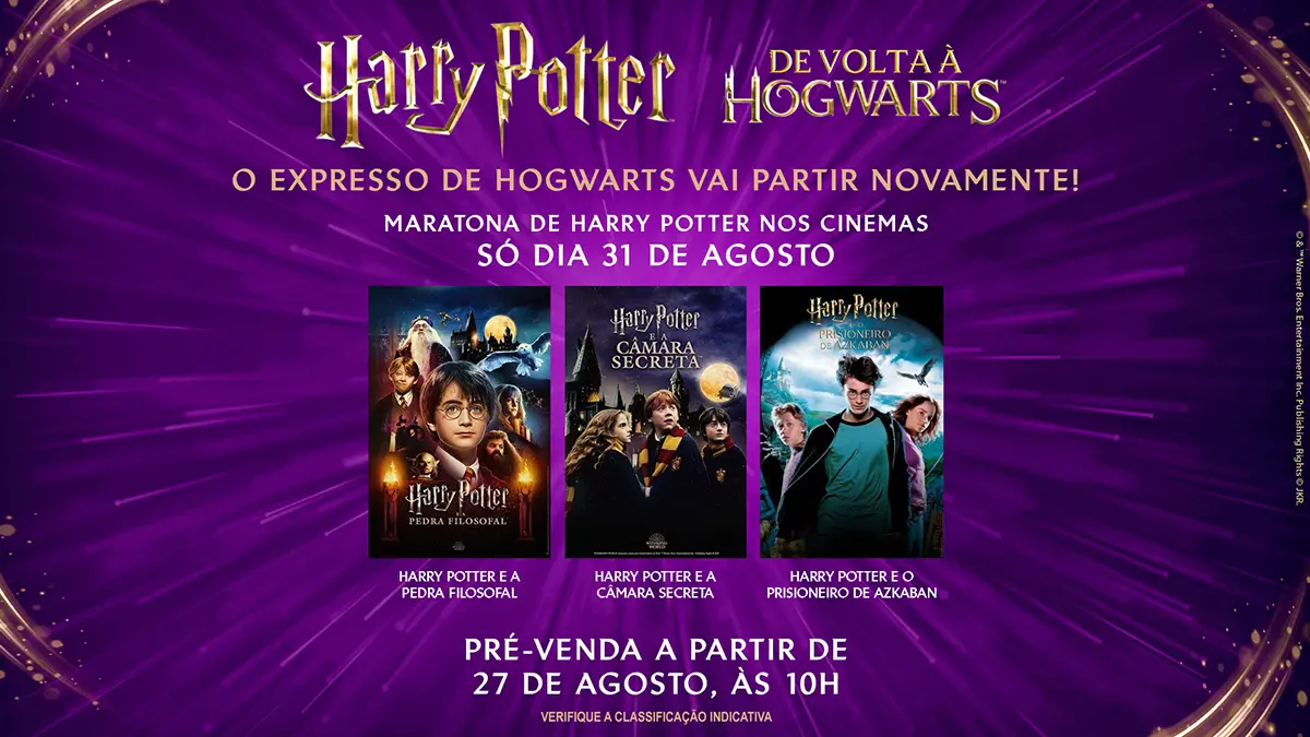 Maratona Harry Potter - Cinemark