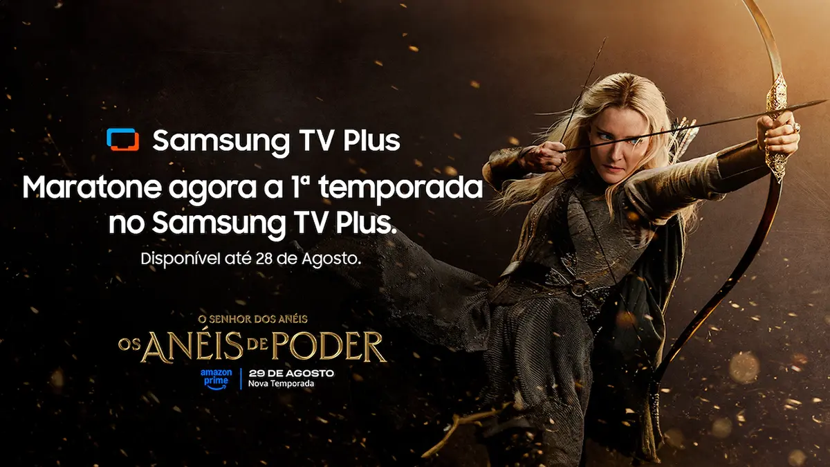 O Senhor dos Anéis Os Anéis de Poder desde o início, de graça no Samsung TV Plus