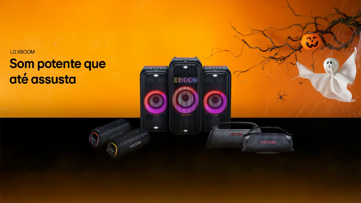 Caixas de Som LG XBOOM - Halloween