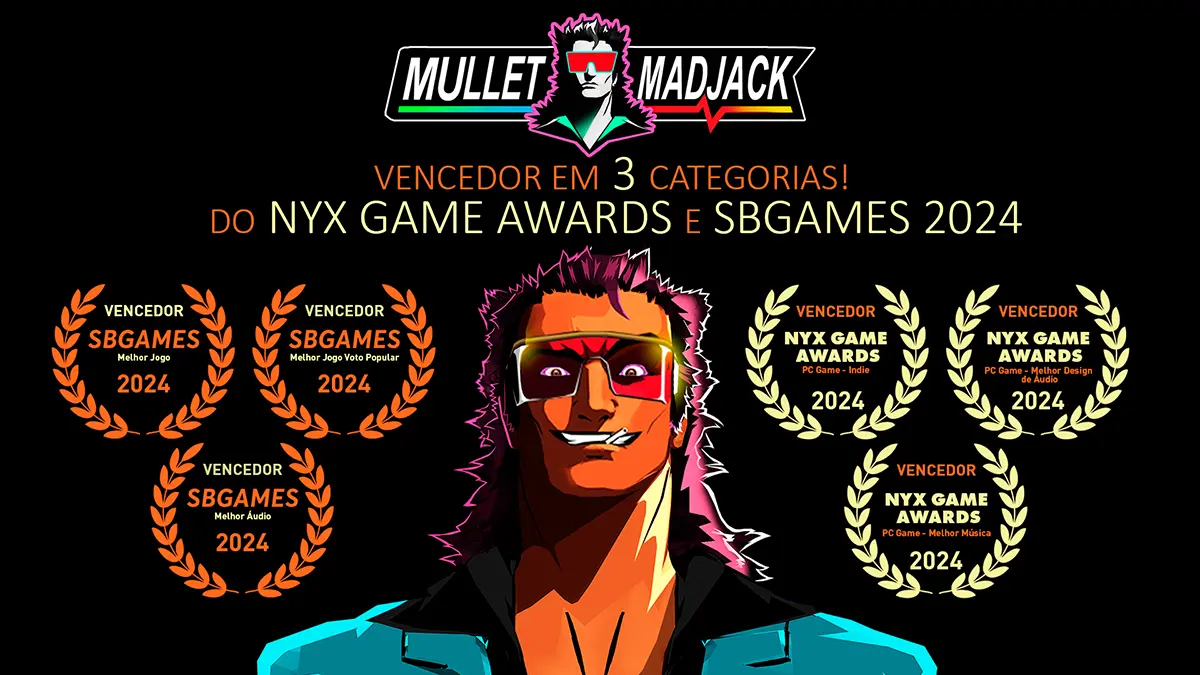 Mullet MadJack - NYX Game Awards e SBGames 2024