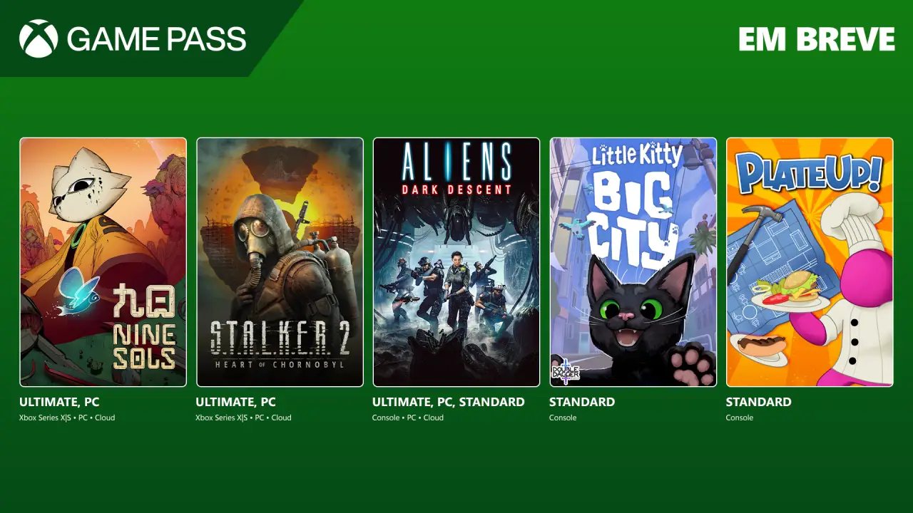 Xbox Game Pass Novembro 2024