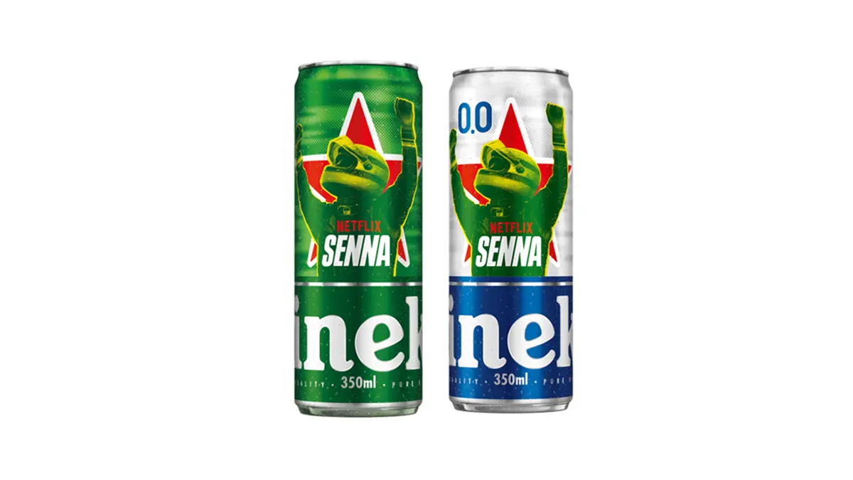 Heineken - Latas especiais Senna Netflix