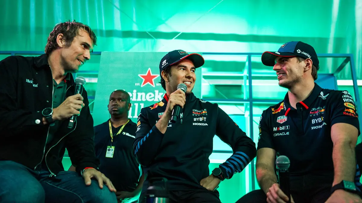 Max Verstappen e Sergio Perez - Heineken