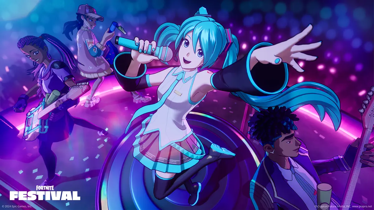 Hatsune Miku - Temporada 7 do FESTIVAL FORTNITE